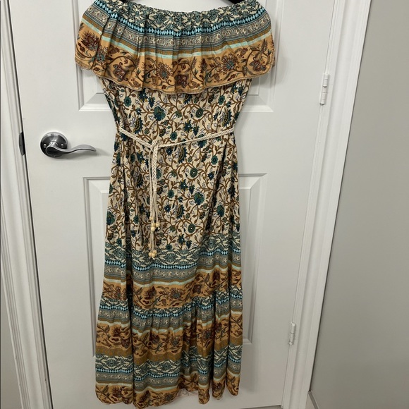 Boho Off the shoulder Maxi Dress - Picture 1 of 2